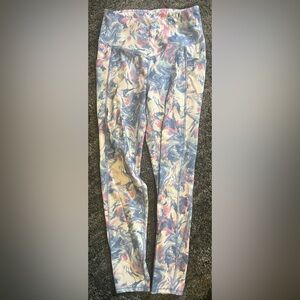 Colorful Marble Print Leggings